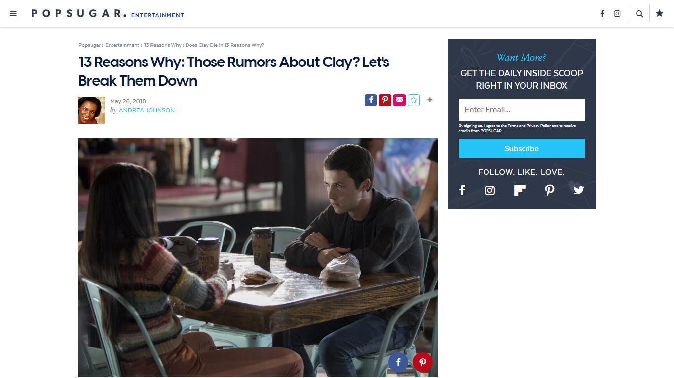 Does Clay Die in 13 Reasons Why? | POPSUGAR Entertainment