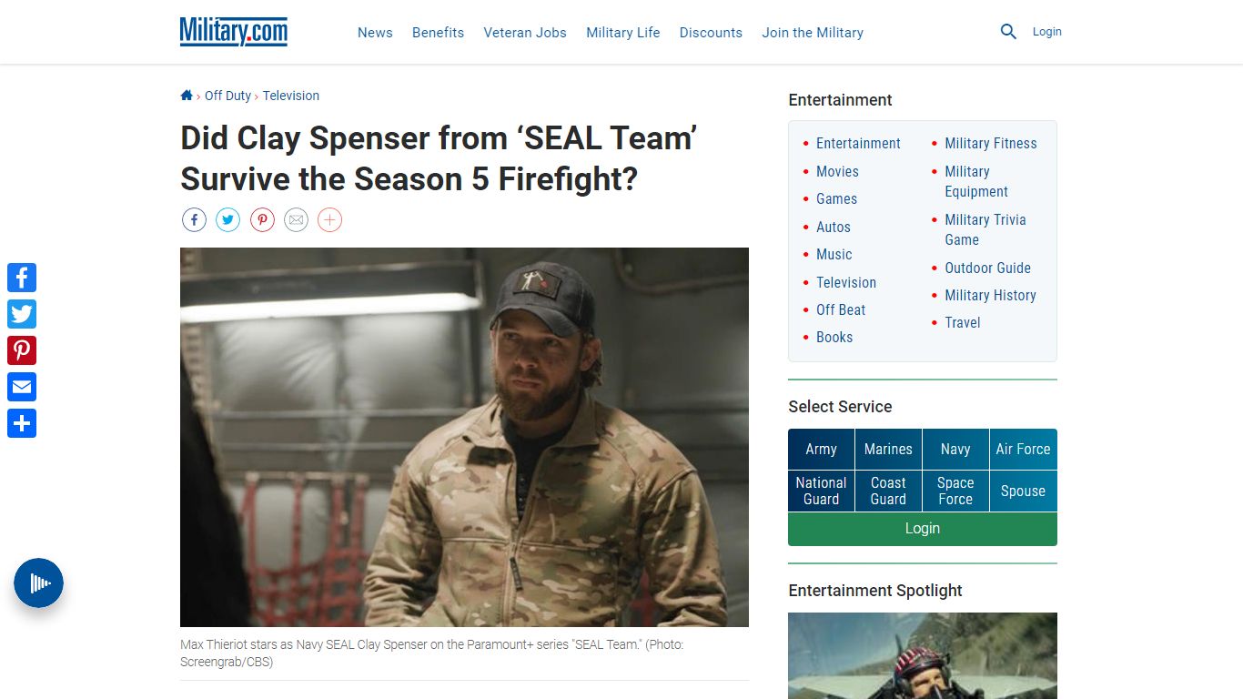Did Clay Spenser from ‘SEAL Team’ Survive the Season 5 Firefight?